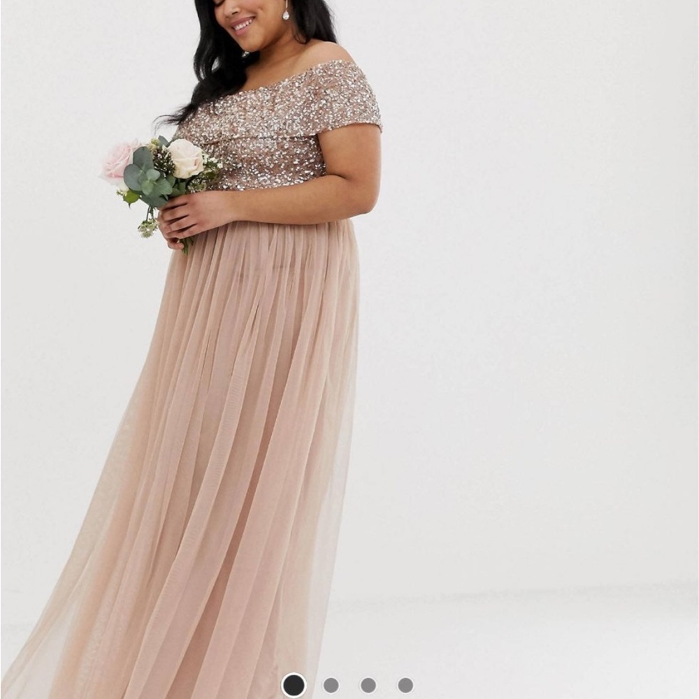 Sequin tulle dress